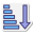 Ascending Sorting icon