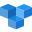 Cubic structure as a Logotype for installation package file in operating system icon