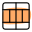 Split section table spreadsheet table selection interface icon