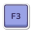 Tasto F3 icon