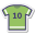 Camisa del jugador Filled icon