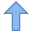 Flèche épaisse pointant vers le haut icon