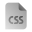 CSS Filetype icon