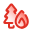 incendio forestal icon