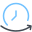 flecha del reloj icon