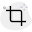 Resize and crop tool for image processing icon