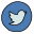 Twitter eingekreist icon