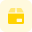 Parcel box ready for delivery and shipping icon