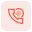 Enquiry over a phone for appointment scheduling icon