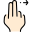 Zwei Finger icon