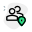 Users location of a remote working employee icon