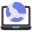 外部コンピューター ネットワーク スマートシティ フラット デザイン サークル icon