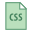 CSS文件类型 icon