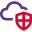Cloud storage plan for premium member with build in security icon