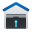 Puerta de garaje abierta icon
