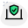 Laptop to check anti virus ,,protection, isolated on white background icon