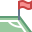 Fútbol Corner Filled icon