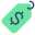 Etiqueta de precio USD icon