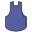 tablier bleu icon