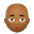 Bald Woman Medium Dark Skin Tone icon
