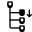 Move Node Down icon