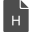 H File icon