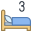 Three Beds icon