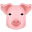 돼지 얼굴 이모티콘 icon