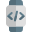 Externe-programmierbare-Smartwatch-Anwendung-isoliert-auf-einem-weißen-Hintergrund-Programmierung-Shadow-tal-revivo icon