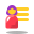 User Menu Female icon
