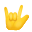 Ich liebe dich-Geste-Emoji icon