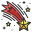 estrela cadente externa-espaço-wanicon-lineal-color-wanicon icon
