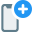 Add new setting or feature on mobile phone icon