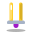 Bombilla fluorescente icon