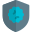 Antibodies protection of a Coronavirus isolated on a white background icon