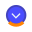 Chevron abajo en círculo icon