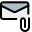 Email with attachment icon