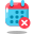 Calendar Delete icon