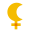 Simbolo de lilith icon