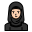 muslim-muslim woman-dress-abaya-hijab-user-avatar icon