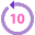 Rückgängig 10 icon