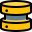 Double database server for active and backup server icon