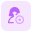 Recording work and controlling work purpose layout icon