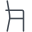 vista lateral de la silla de comedor icon