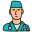 Doctor de sexo masculino icon