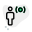 Broadcast work and controlling work purpose layout icon