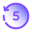 Rückgängig 5 icon