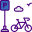 Parcheggio bici icon