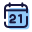 Kalender 21 icon