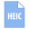 type de fichier heic icon